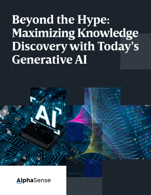 Beyond the Hype: Maximizing Knowledge Discovery with Today’s Generative AI