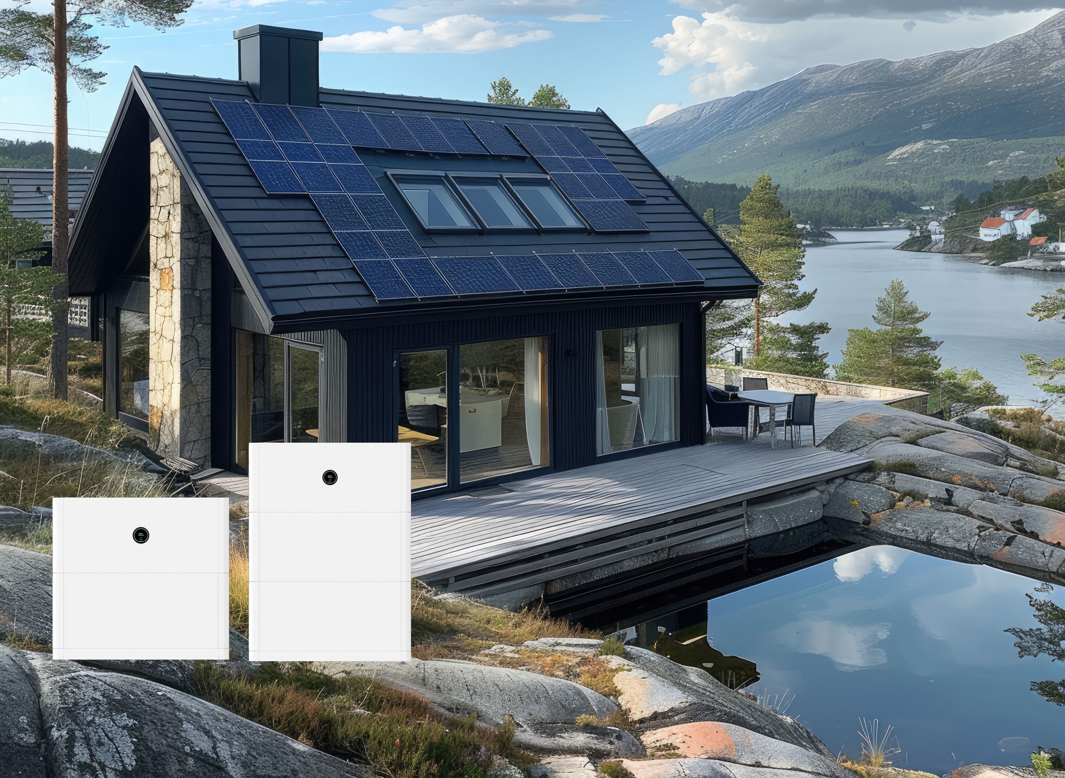 Batteriløsning for nødstrøm hjemme som del av egenberedskap ved strømbrudd