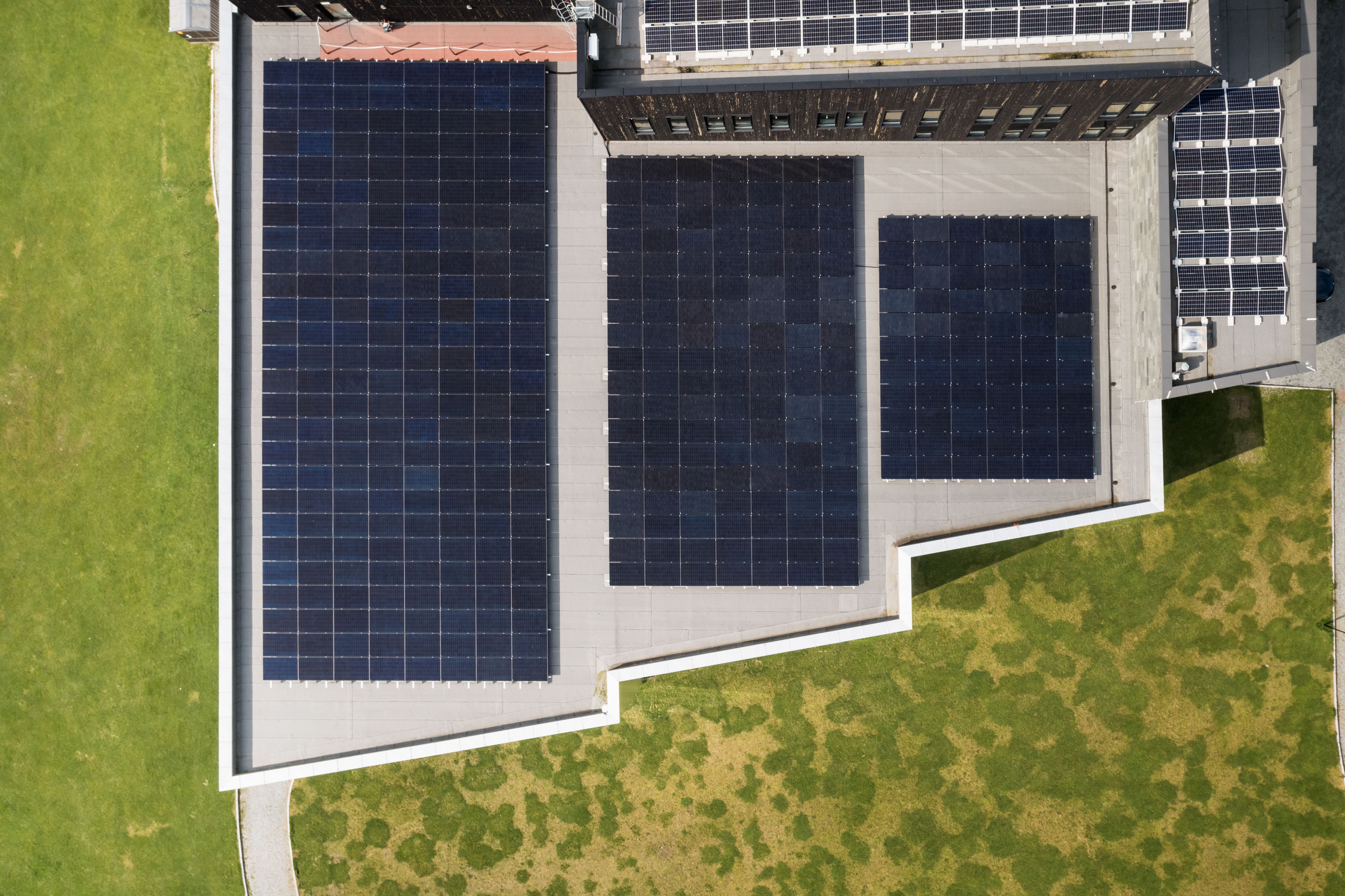 Solcelleanlegg på Hardangerbadet