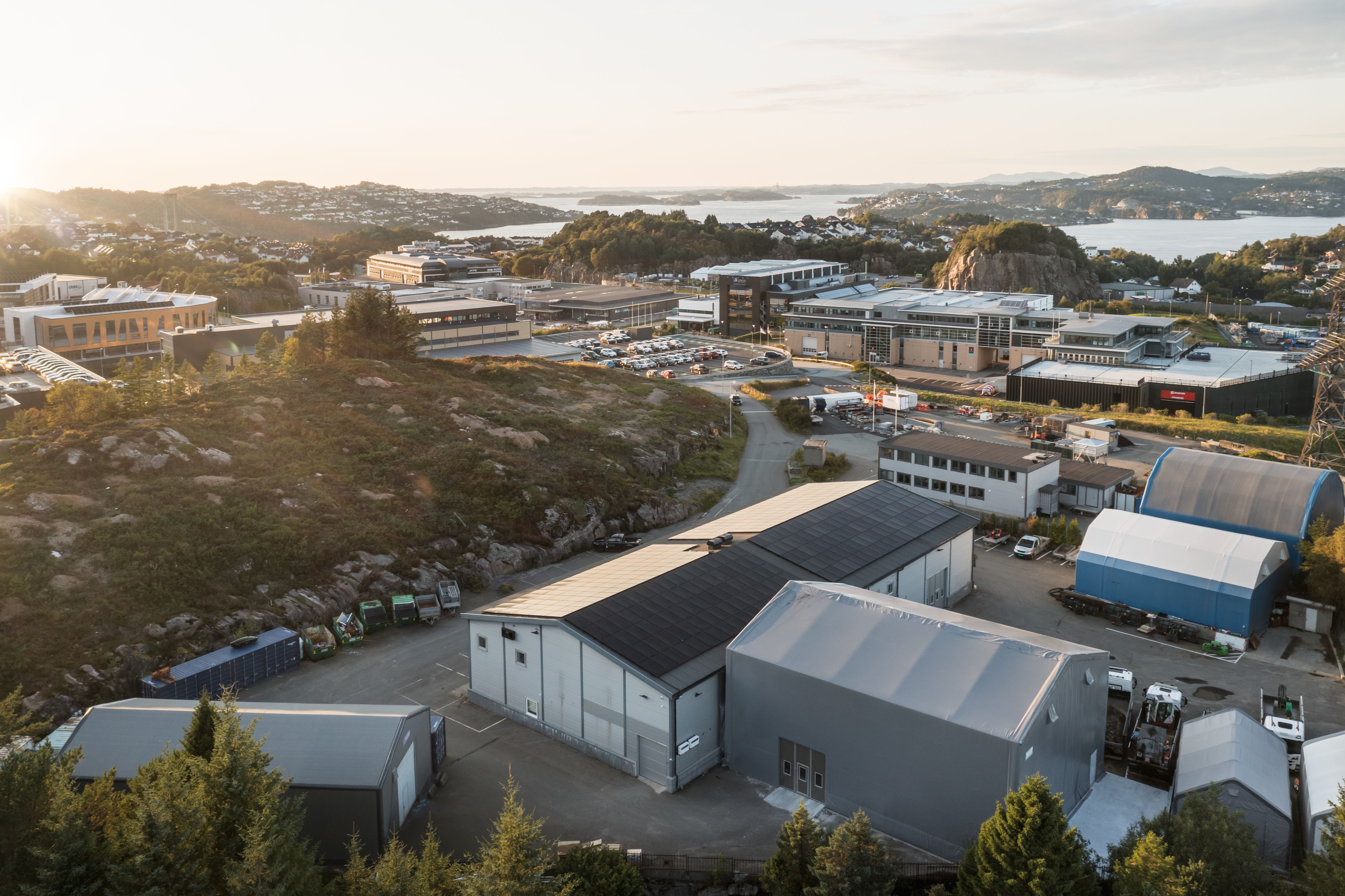 Solcelleanlegg på næringsbygg