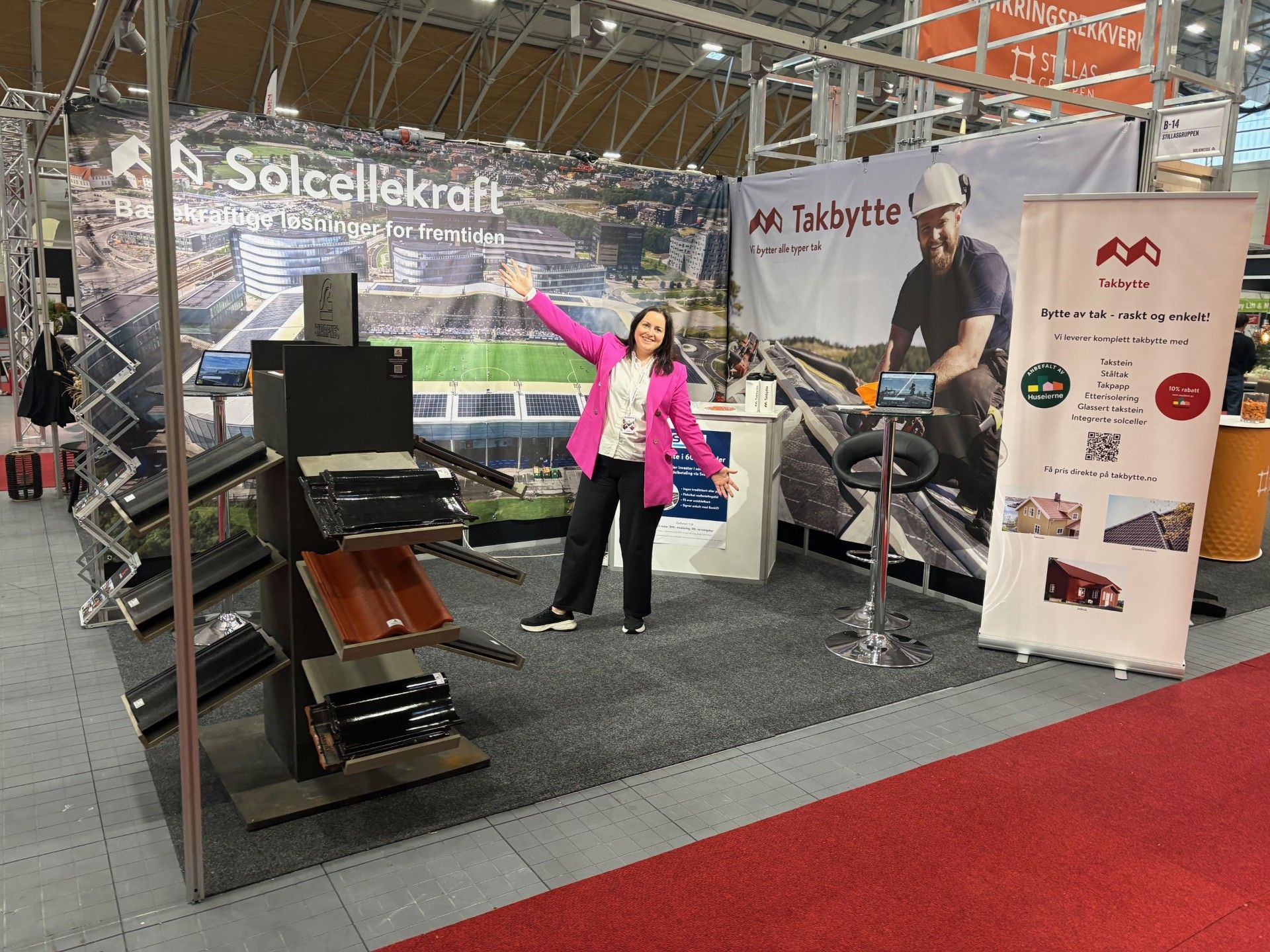 Solcellekrafts rådgivere på Boligmesse