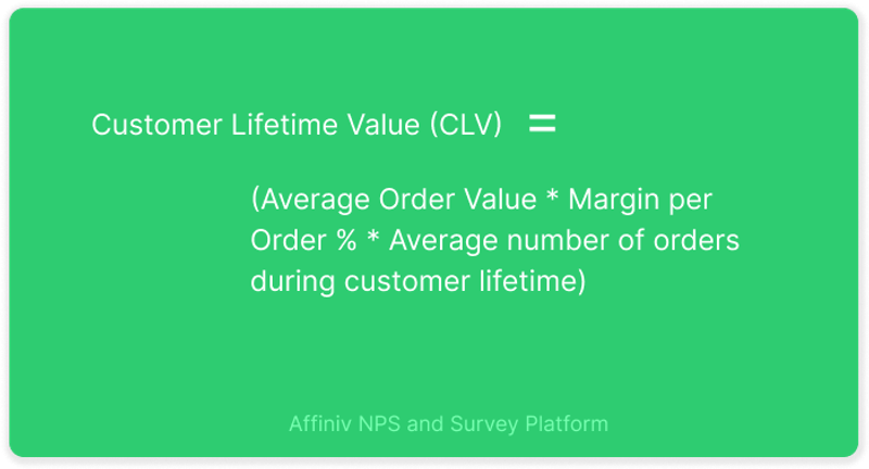 CLV Formula. CLV as one of the top customer loyalty metrics