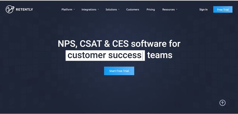 retently is one of the best nps tools