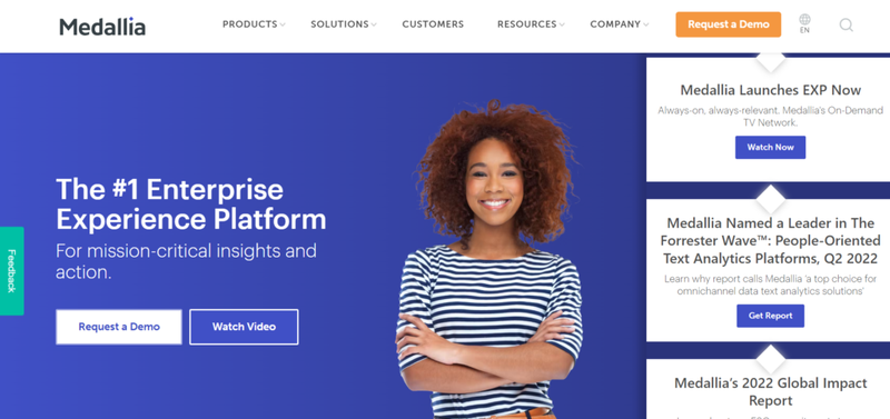 Medallia is one of the best Qualtrics competitors