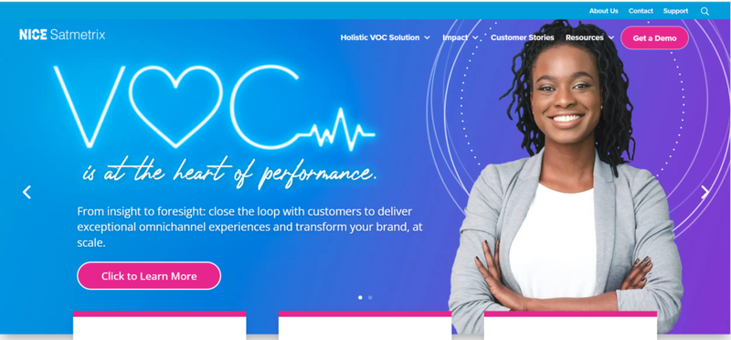 NICE Satmetrix is one of the best Qualtrics competitors