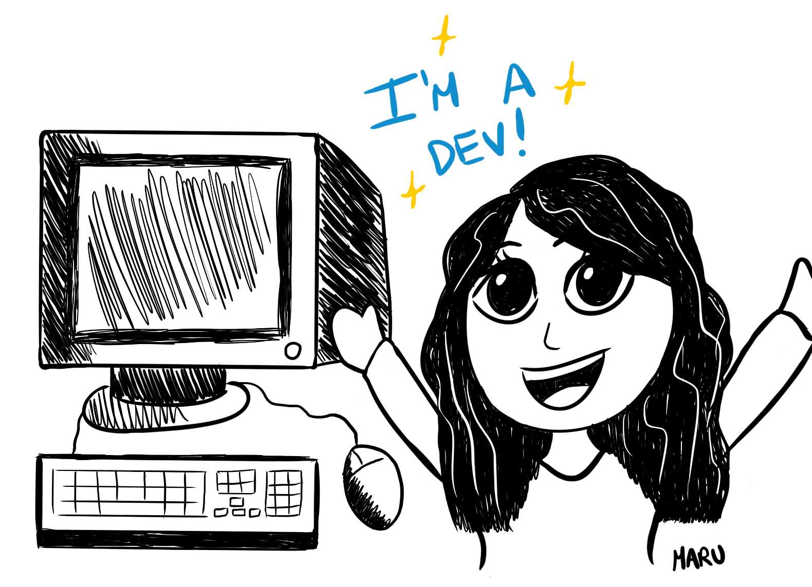 I'm a developer illustration