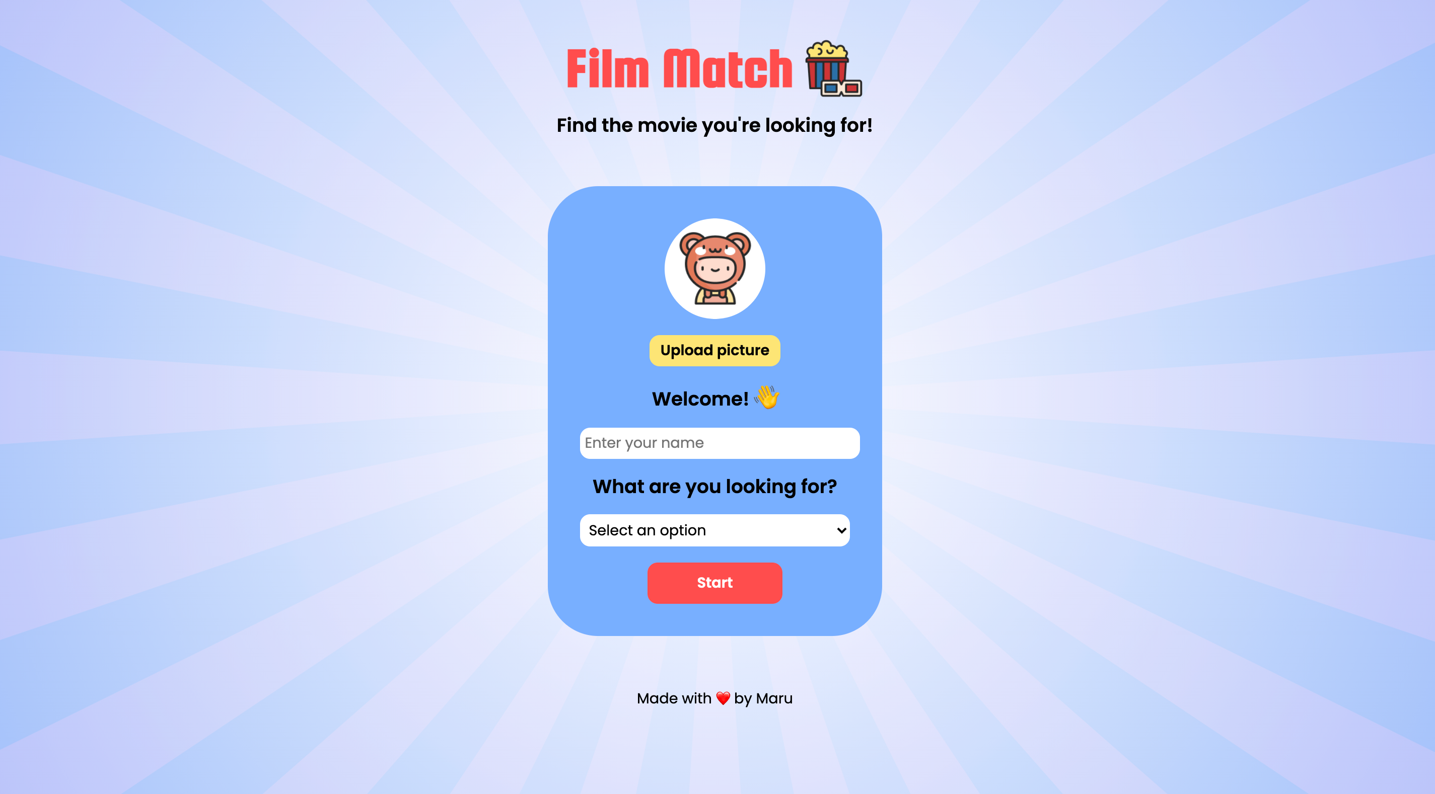 Film Match live website