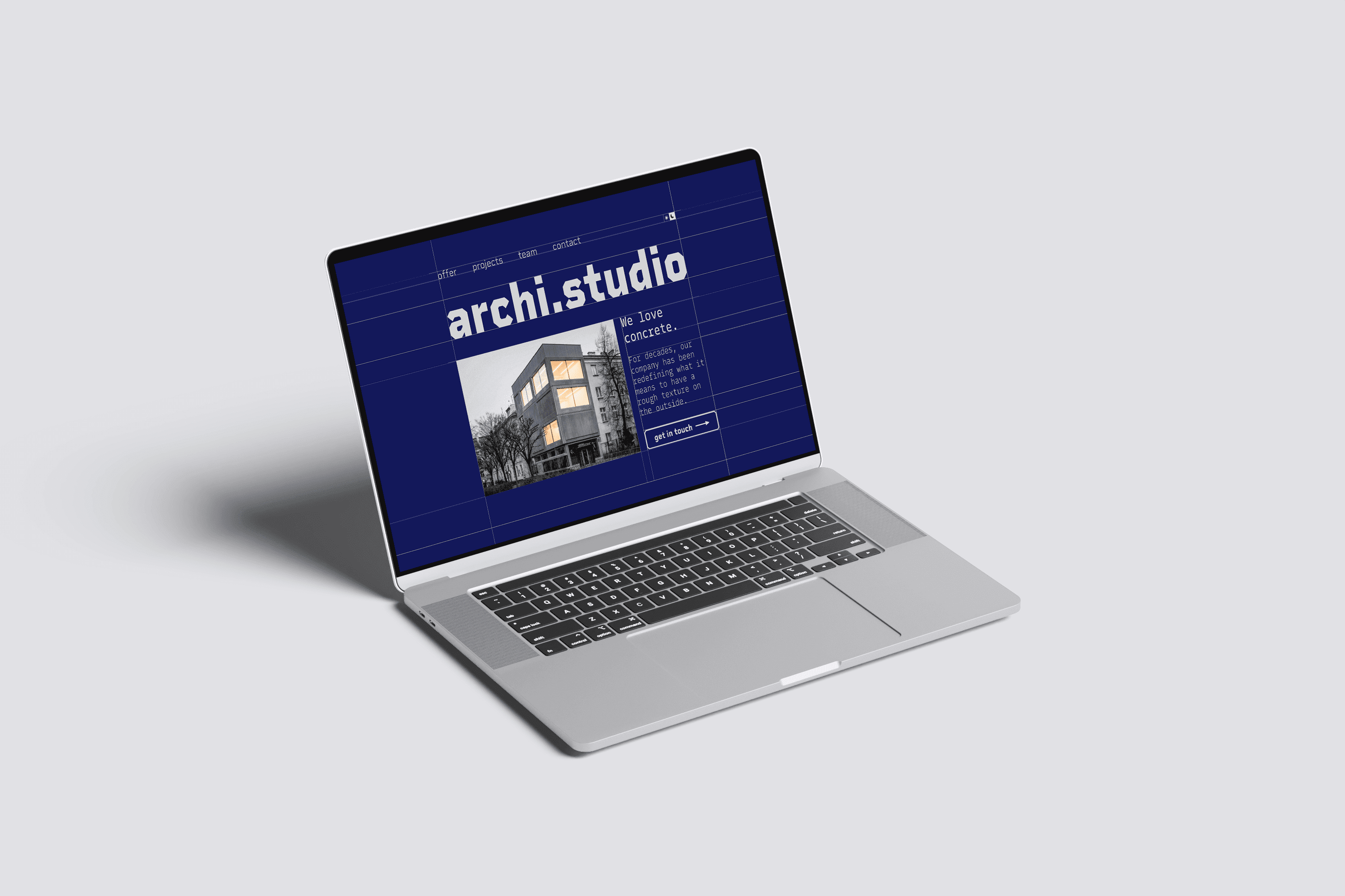 archi.studio - Homepage design for an architecture studio
