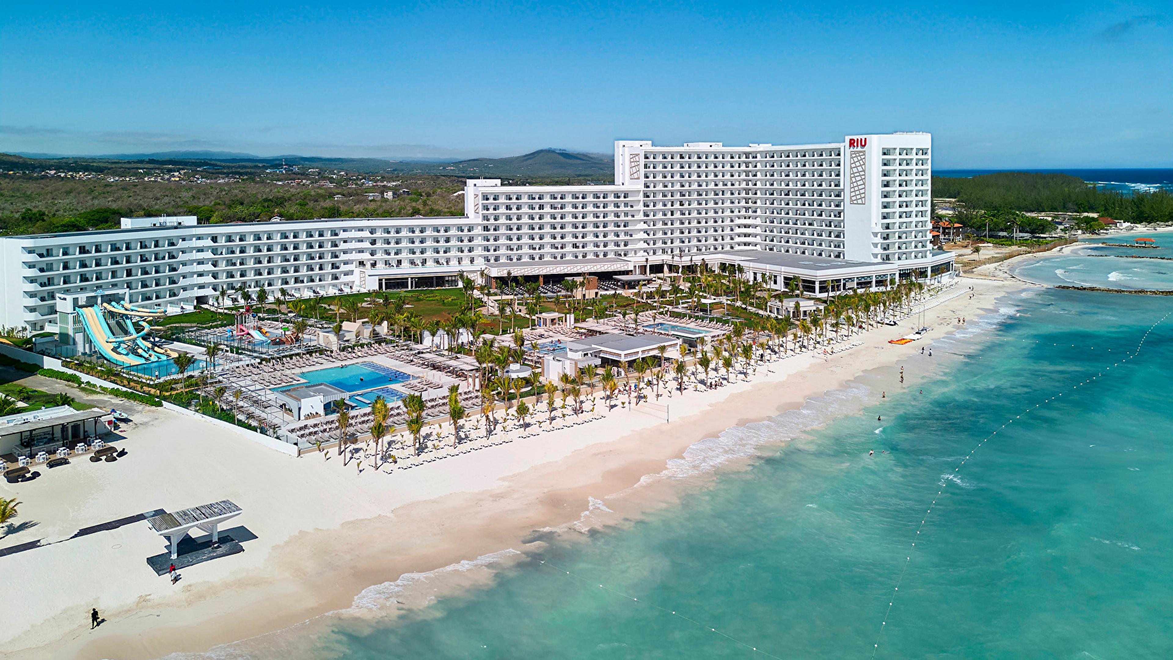 The Riu Palace Aquarelle on White Bay beach, in Jamaica