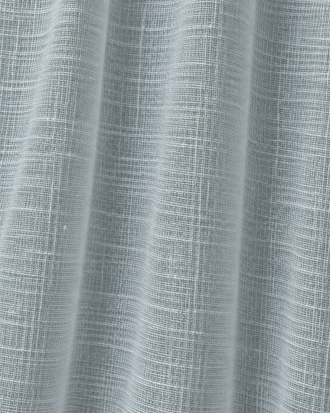 Dove sheer linen fabric folds and texture