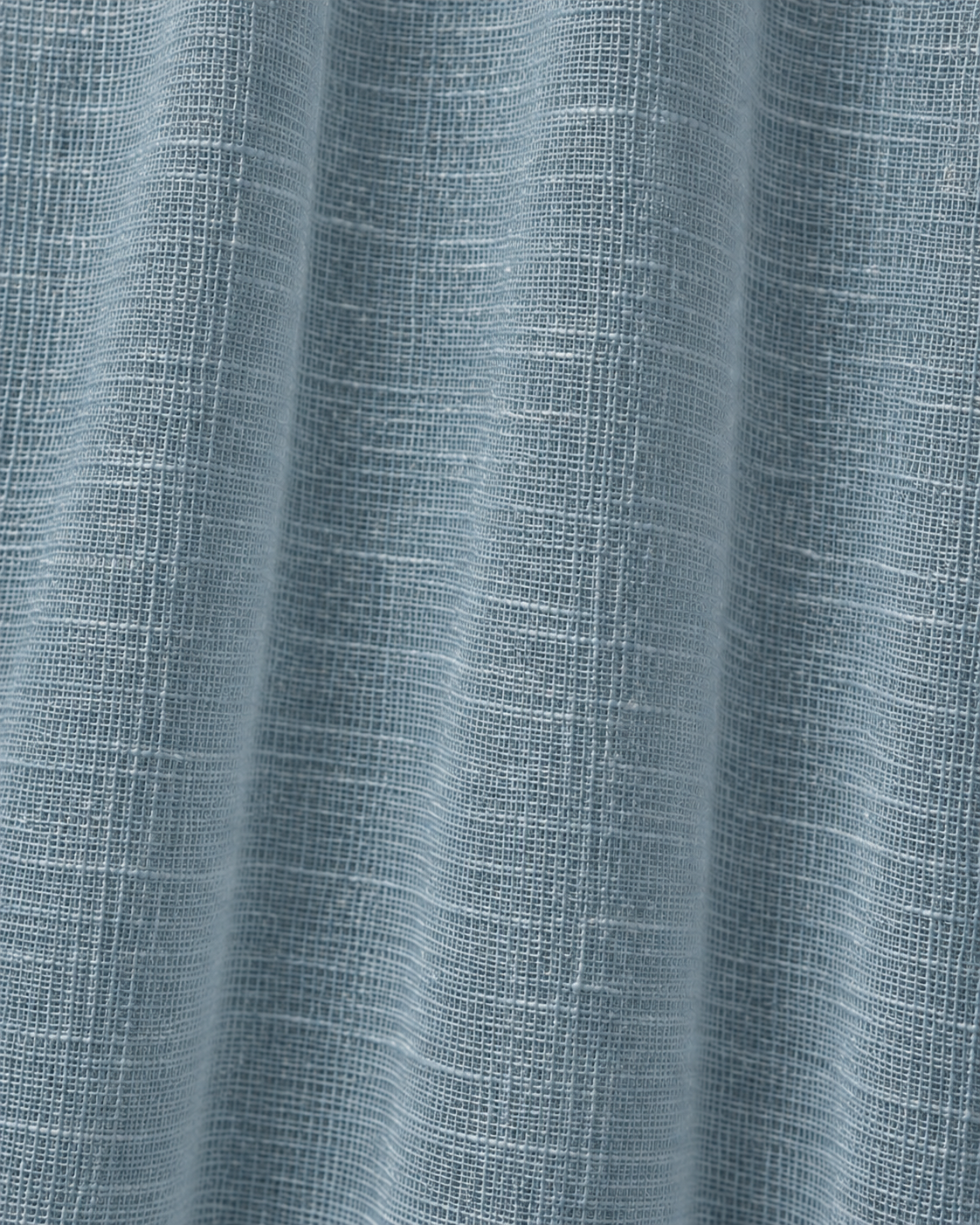 Bluestone sheer linen fabric folds and texture