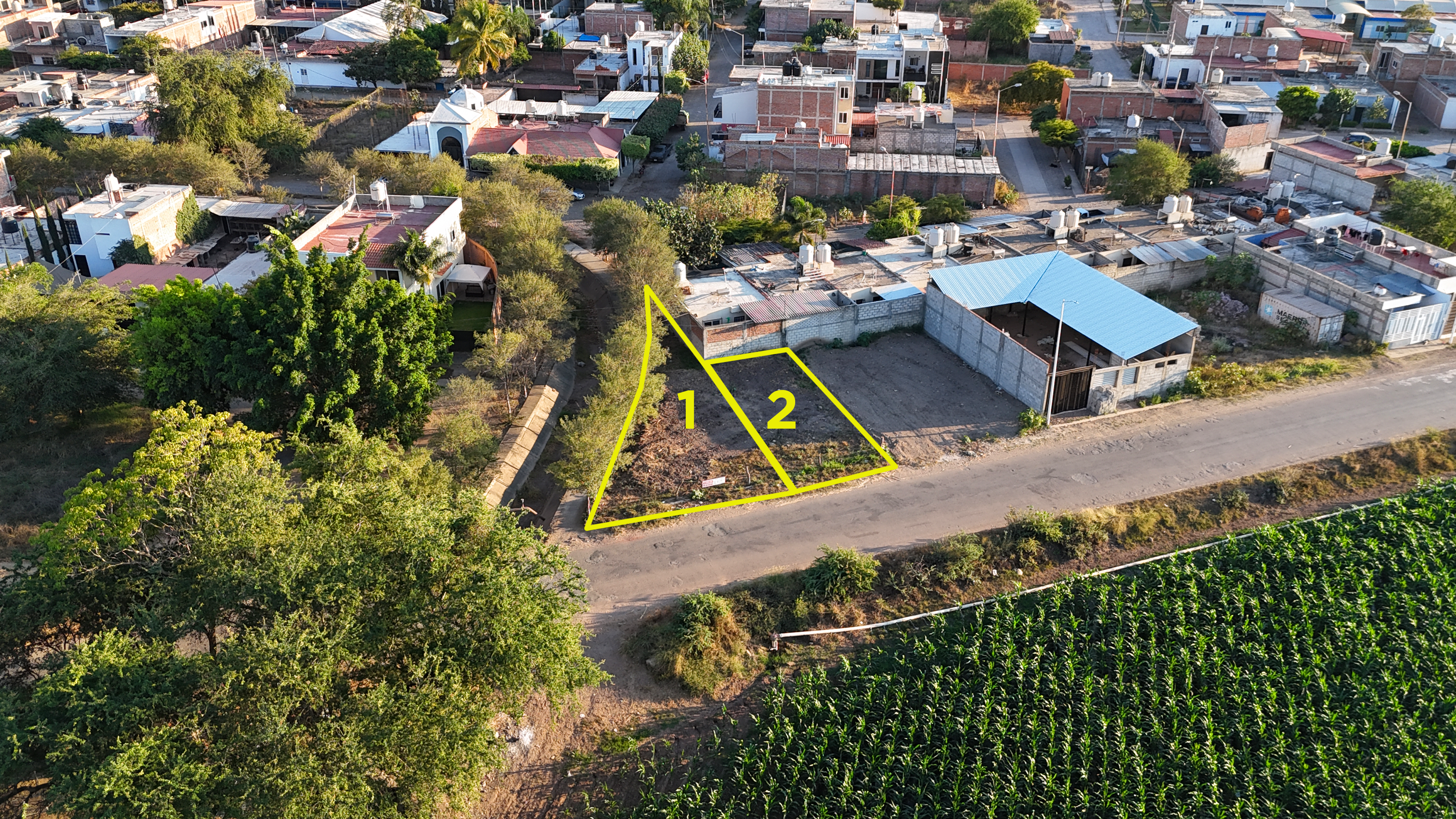 SE VENDEN 2 LOTES JUNTOS O SEPARADOS EN CRISTO REY EN EL GRULLO, JALISCO. - Imagen 1