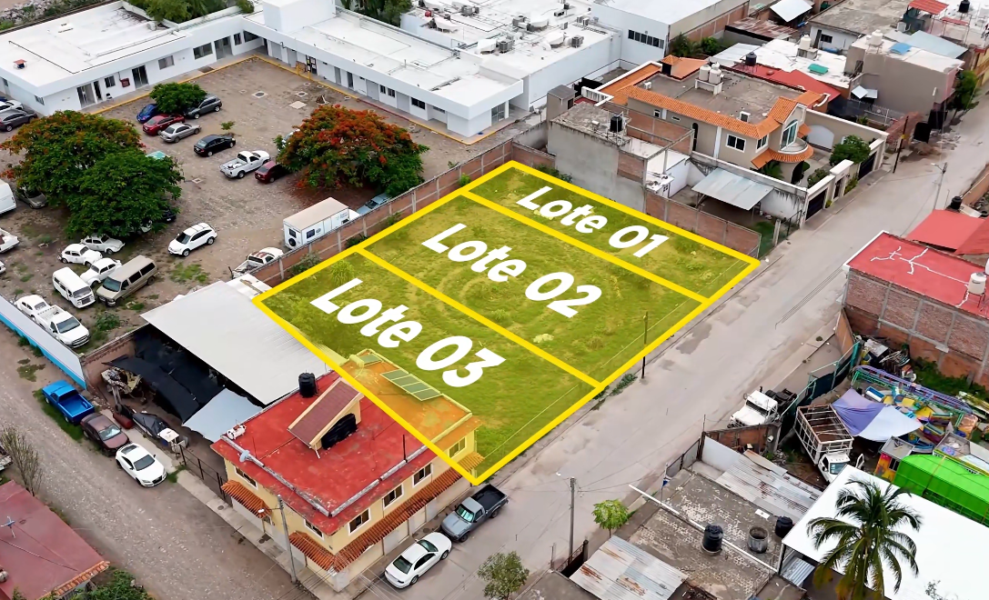 EN VENTA 3 LOTES JUNTOS O SEPARADOS A ESPALDAS DEL HOSPITAL DE PRIMER CONTACTO EN EL GRULLO, JAL. - 1