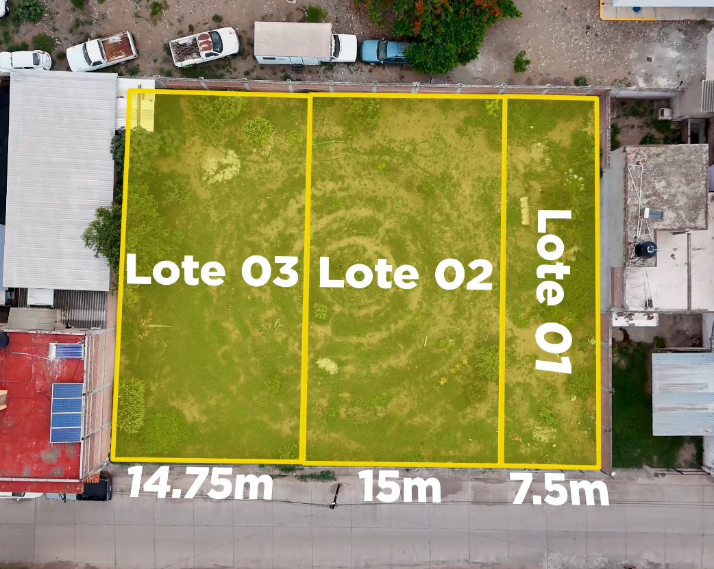 EN VENTA 3 LOTES JUNTOS O SEPARADOS A ESPALDAS DEL HOSPITAL DE PRIMER CONTACTO EN EL GRULLO, JAL. - 2