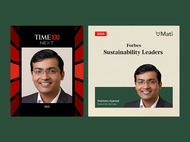 Shantanu Agarwal, Founder & CEO of Mati Carbon