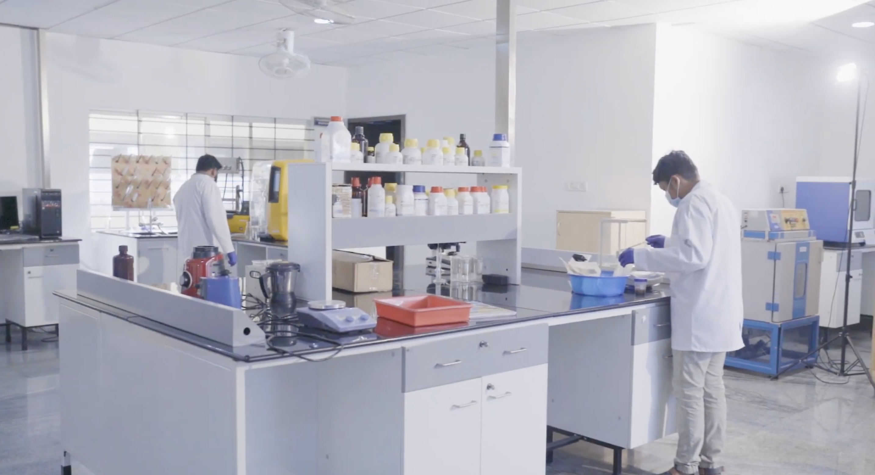 Scientists in a lab
