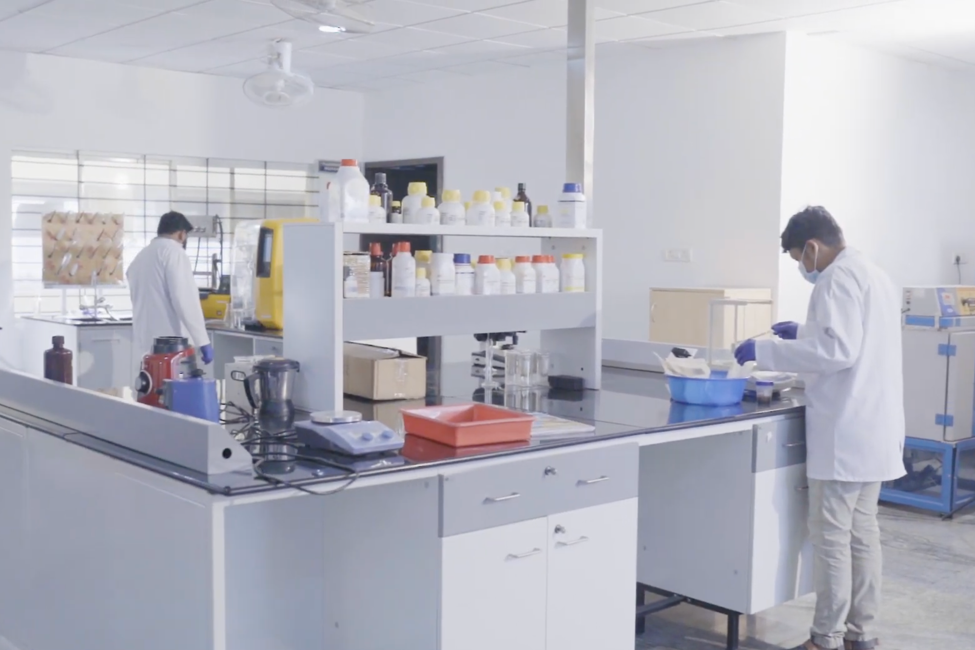 Scientists in a lab