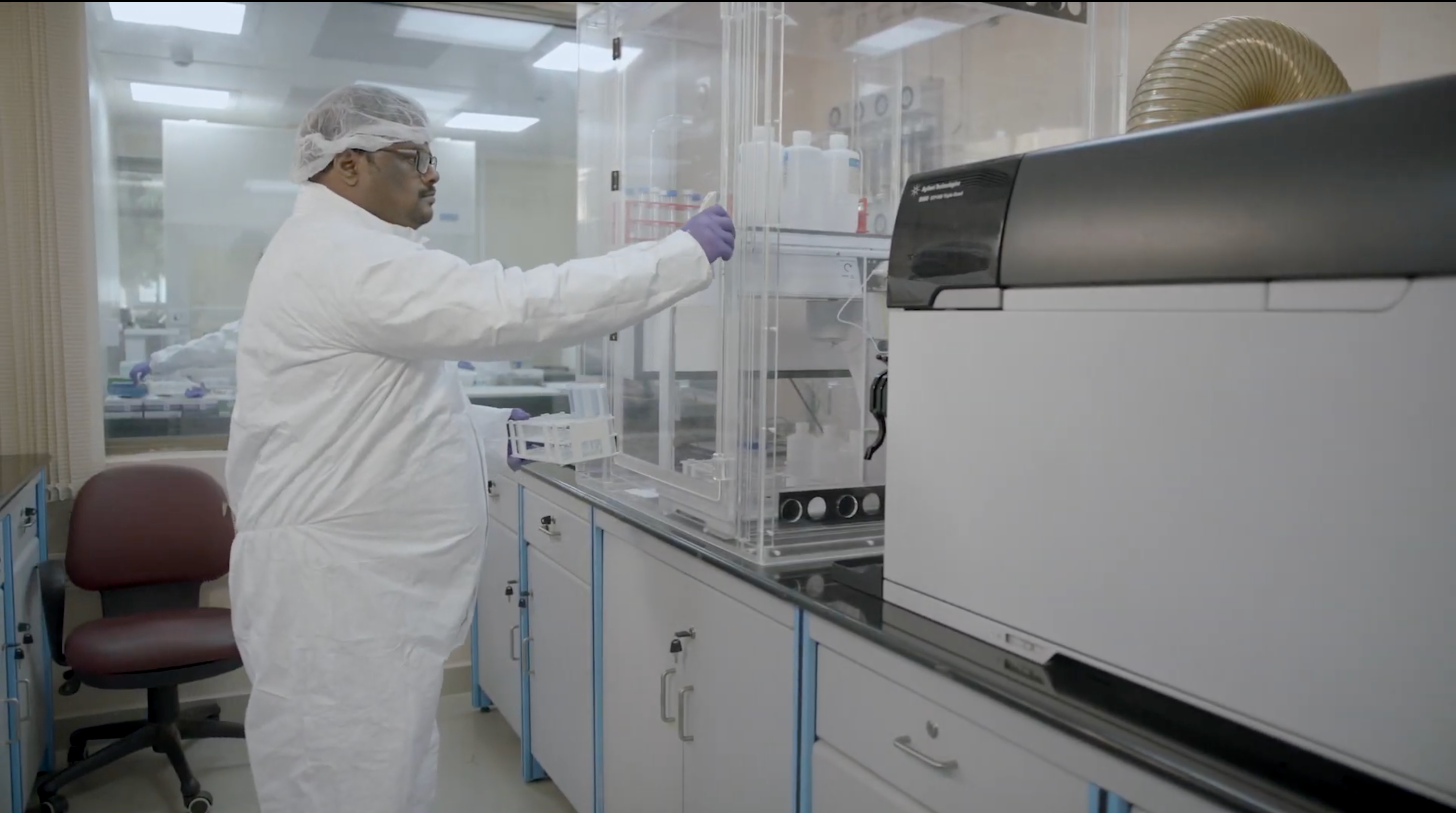 Scientist in lab