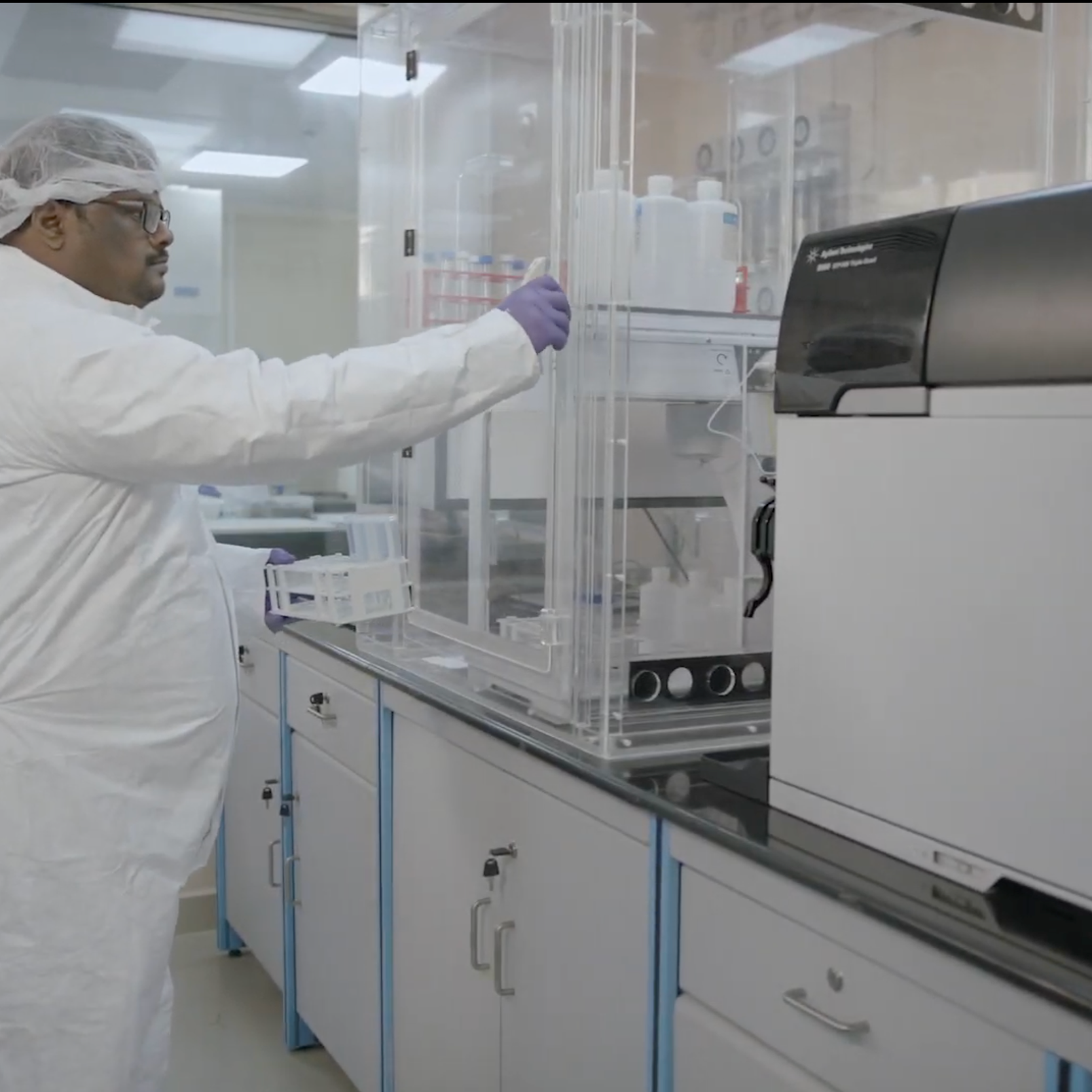 Scientist in lab