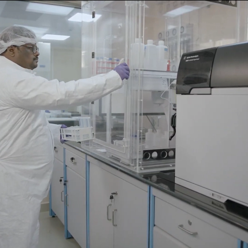 Scientist in lab
