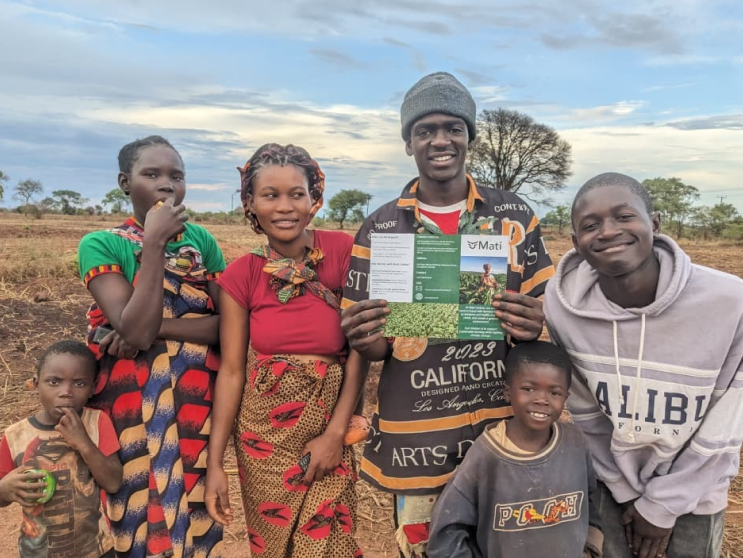 Farmers encouraged by visible positive results in their fields in Zambia
