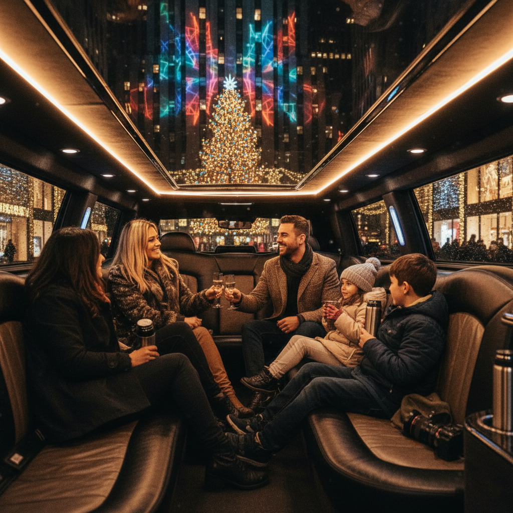 NYC Holiday Lights Tour by Limousine