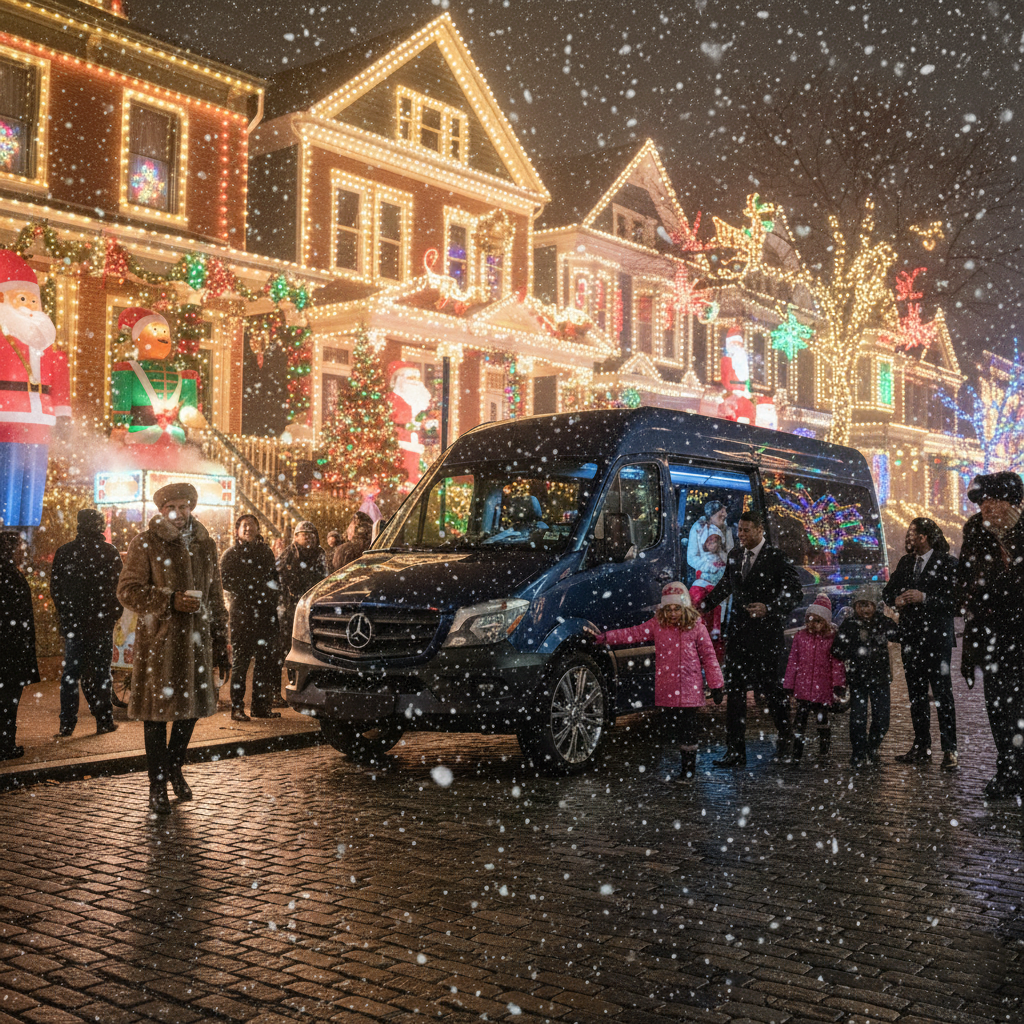 Christmas Lights in Dyker Heights Brooklyn