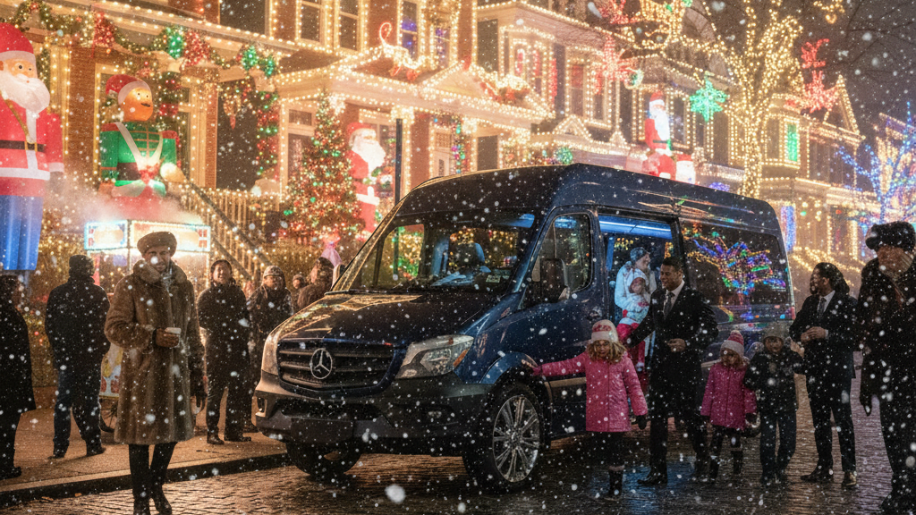 Christmas Lights in Dyker Heights Brooklyn