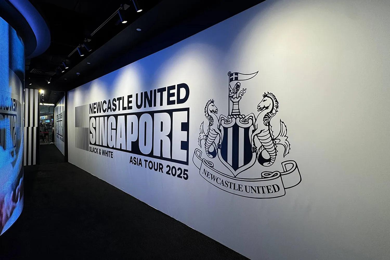 An Electric Day with Newcastle United in Singapore: 700 Fans, One Store Takeover