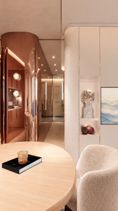 Maybach-inspired interior detailing — project rendering.