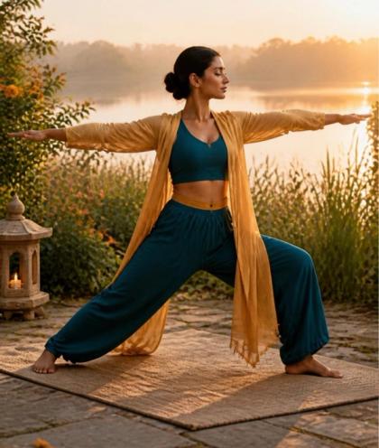 warrior yoga pose