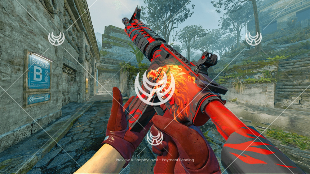 M4A4 with Howl camo — Counter-Strike 2 YouTube thumbnail
