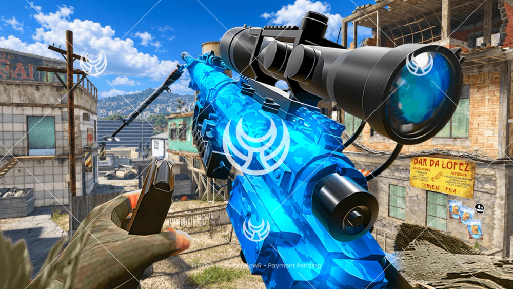 Intervention with Blue Tiger camo — Modern Warfare 2 YouTube thumbnail