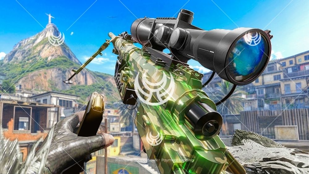 Intervention with Woodland camo — Modern Warfare 2 YouTube thumbnail