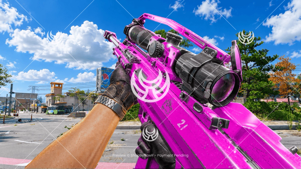 Signal 50 with Pink camo — Modern Warfare 4 YouTube thumbnail