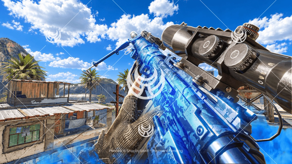 Intervention with Blue Tiger camo — Modern Warfare 2 YouTube thumbnail