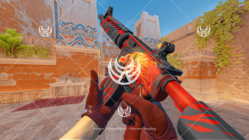 M4A4 with Howl camo — Counter-Strike 2 YouTube thumbnail