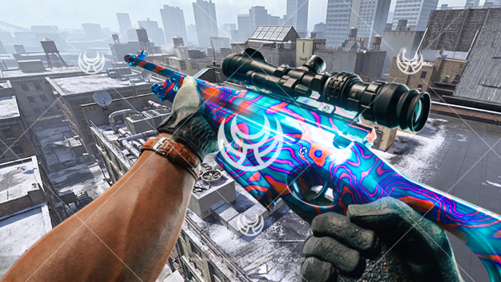 KG7 Vulcan with Damascus camo — Modern Warfare 4 YouTube thumbnail