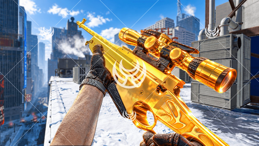 KG7 Vulcan with Gold camo — Modern Warfare 4 YouTube thumbnail