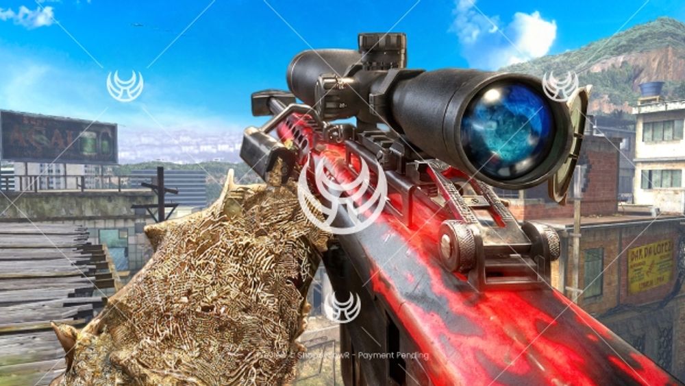 Barrett 50cal with Red Tiger camo — Modern Warfare 2 YouTube thumbnail