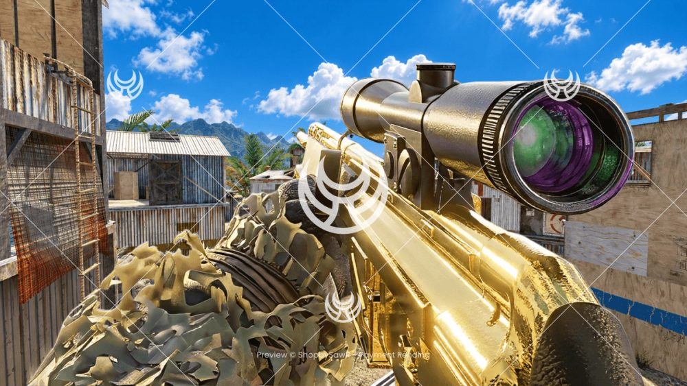PSG1 with Gold camo — Black Ops YouTube thumbnail