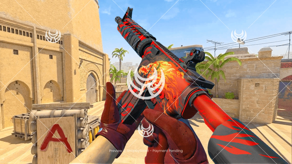 M4A4 with Howl camo — Counter-Strike 2 YouTube thumbnail