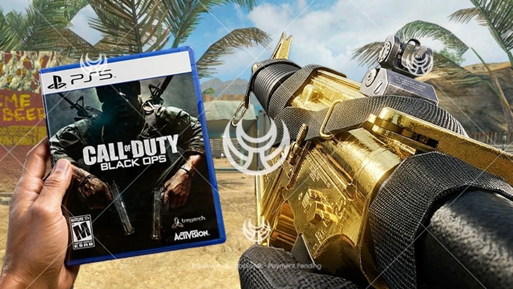 Commando with Gold camo — Black Ops YouTube thumbnail