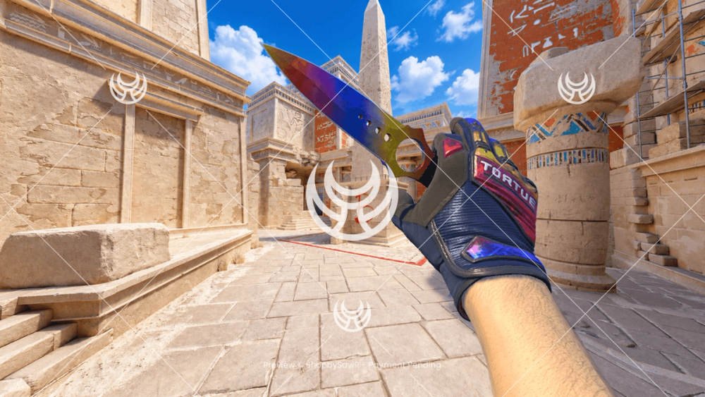 Skeleton with Marble Fade camo — Counter-Strike 2 YouTube thumbnail