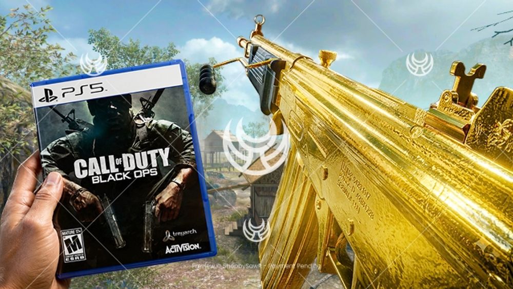 Galil with Gold camo — Black Ops YouTube thumbnail