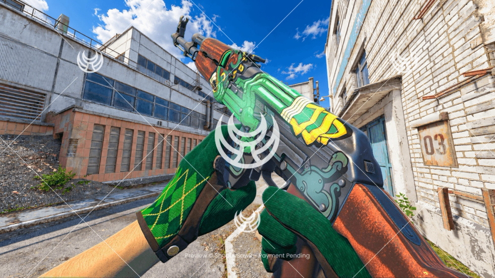 AK-47 with Fire Serpent camo — Counter-Strike 2 YouTube thumbnail
