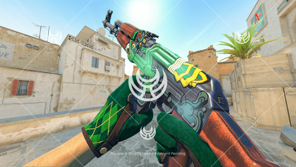 AK-47 with Fire Serpent camo — Counter-Strike 2 YouTube thumbnail