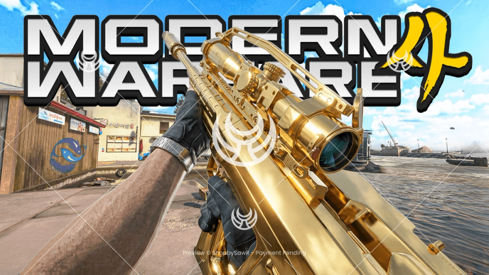 Signal 50 with Gold camo — Modern Warfare 4 YouTube thumbnail