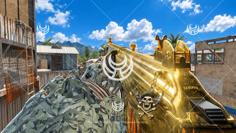 Galil with Gold camo — Black Ops YouTube thumbnail