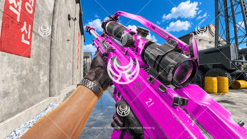 Signal 50 with Pink camo — Modern Warfare 4 YouTube thumbnail